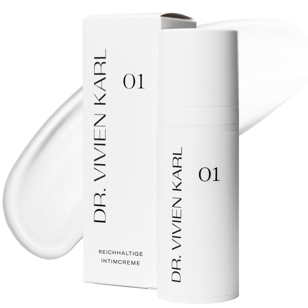DR. VIVIEN KARL Intimcreme 01 | Intimpflege Damen zur Befeuchtung und Pflege | Feuchtcreme gegen Intimtrockenheit | Hormonfrei | Ohne Duftstoffe | In Apotheke entwickelt & Deutschland produziert 50 ml