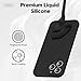 LoeoeL for iPhone 13 Pro Max Phone Case Silicone, Minimalist Ultra Thin Slim Soft Rubber Gel Solid Color Matte TPU Cute Case for Women Men, Girly Plain Aesthetic Design & Camera Cover, Black