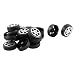 Plastic Roll 2mm Dia Shaft Car Truck Model Toys Wheel 30mmx9mm 20Pcs