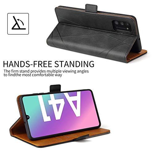 Lelogo - Custodia a portafoglio per Samsung A41