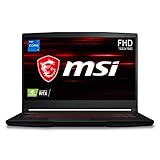 MSI Gaming GF63 Thin, Intel 11th Gen. i7-11800H, 40CM FHD 60Hz Gaming Laptop (8GB/512GB NVMe SSD/Windows 10 Home/Nvidia RTX3050 4GB GDDR6/ Black/1.86Kg), 11UC-850IN