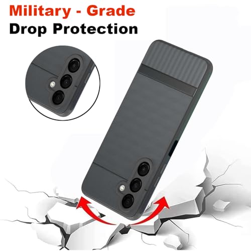 Image of Shockproof Case for Samsung Galaxy A16 4G / A16 5G | Full Camera Protection | TPU Flexible Back Cover for Samsung Galaxy A16 4G / A16 5G (Graphite Grey)