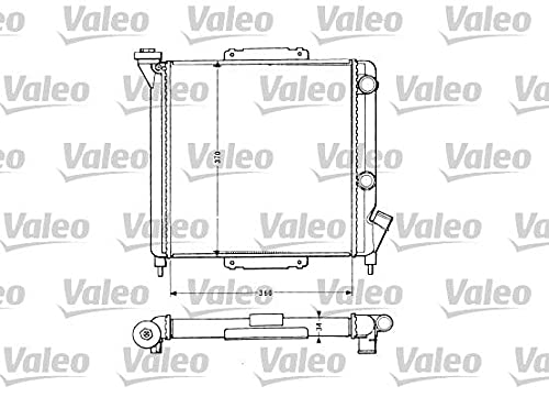 Valeo 883959 Radiador, refrigeración del motor Cover