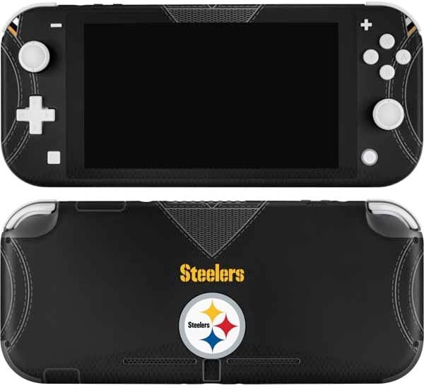 Skinit Decal Gaming Skin Compatible with Nintendo Switch Lite - Officially Licensed NFL Pittsburgh Steelers Double Vision Design