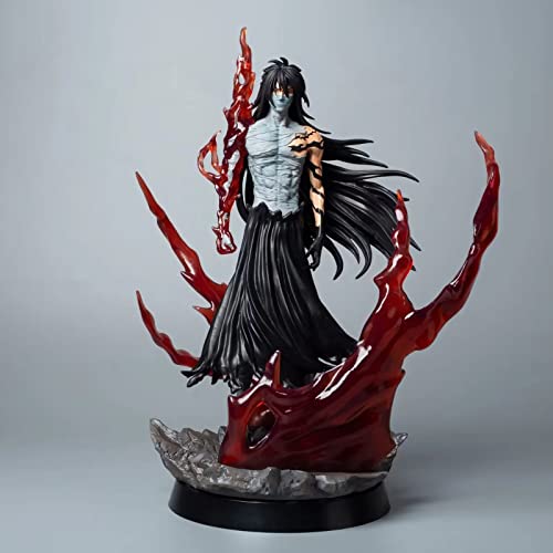 Azmani Kurosaki Ichigo Figure(48 Cm/16 Inch) Grim Reaper Series Berserk Figure Fighting Stance Anime Model Statue Ornament Anime Merchandise #TOP1