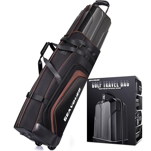 Golf Travel Bag with Hard Case and Wheels