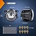 Nilight Fog Light Assembly Compatible with 2005 2006 2007 2008 2009 2010 2011 2012 2013 2014 Ford Mustang Focus Explorer Ranger Nissan Frontier Lincoln Navigator Honda Accord Pilot