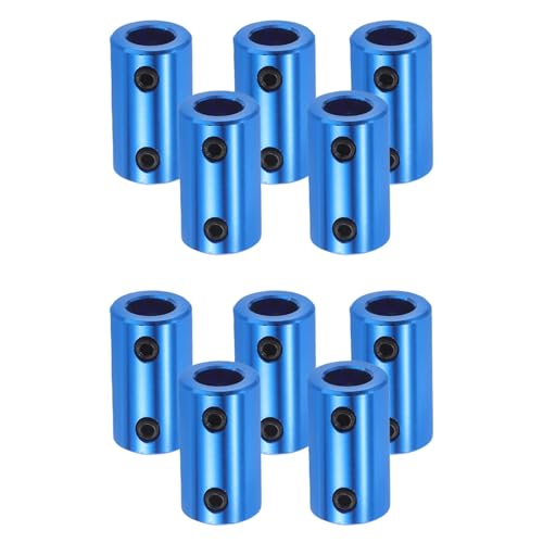 MAGICLULU 10 Stück Starre Aluminiumlegierung Stellschraubenkupplungen 8x8mm Präzise Motorverbinder für 3d drucker Modellbau Rc Roboter und Encoder