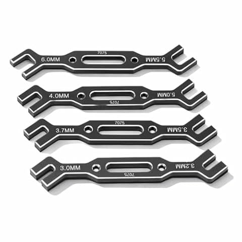 Klucz do Regulacji Drążka Kierowniczego RC, środek do Usuwania Przegubów Kulowych Samochodu RC Narzędzie Samochodowe RC ze Stopu Aluminium do Modelu Samochodu RC 1/10 1/16 3,0
