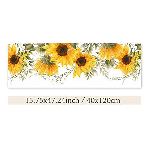 Vinilo decorativo floral transparente para ventana 40x120 cm miniatura 5