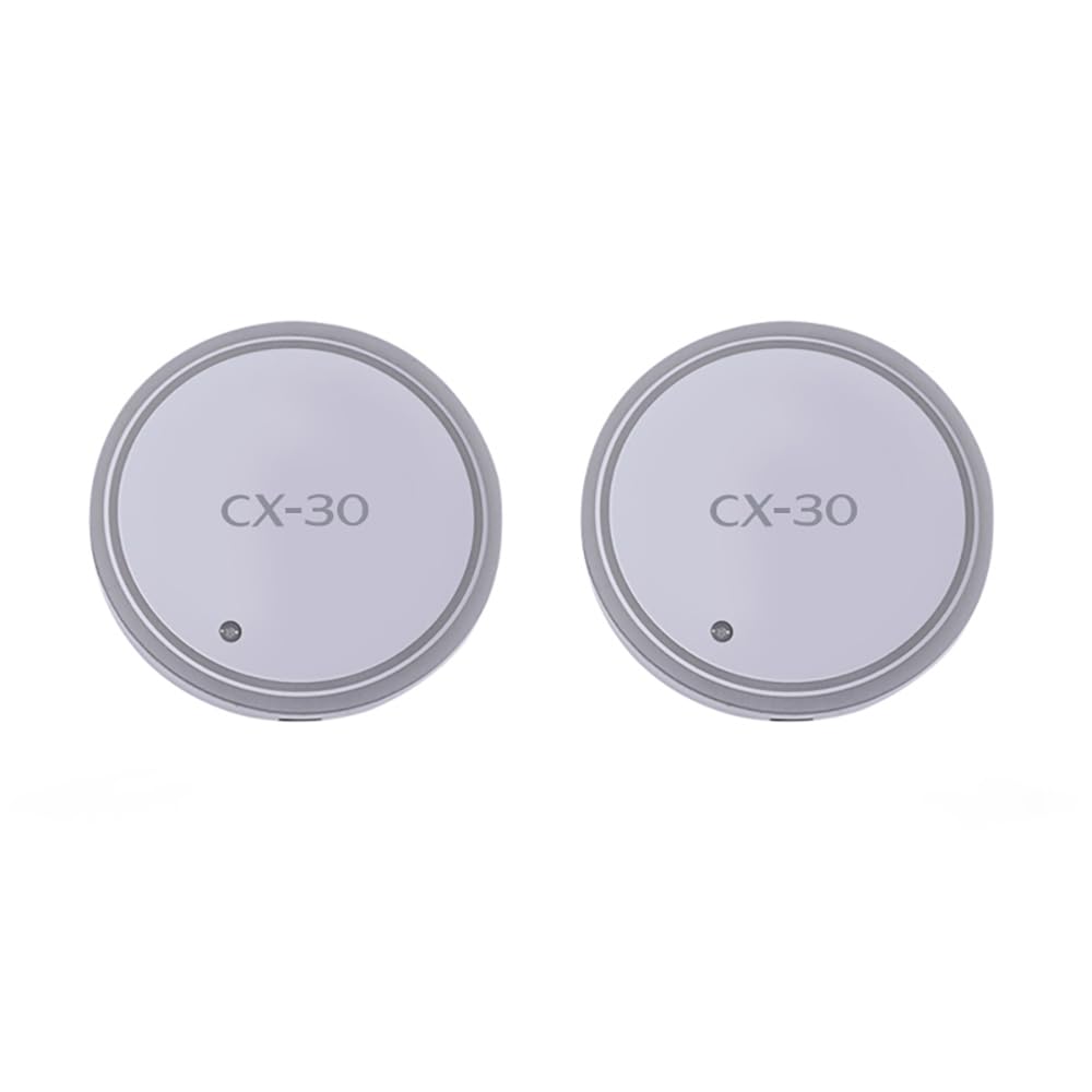 2 stks LED Auto Onderzetters,Voor Mazda CX60 Lichtgevende Licht Pad USB Opladen Auto Bekerhouder Insert Interieur Sfeerlicht,A