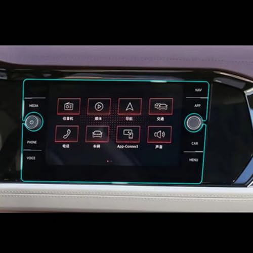 Film protection écran GPS VW Virtus 2018-2020 en verre trempé 8 pouces