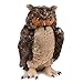 Melissa & Doug Lifelike Plush Owl (Stuffed Animal & Plush Toy, Crafted With Care, Soft Fabric, 17" H x 14" W x 17" L, Great Gift for Girls and Boys - Best for 3, 4, 5 Year Olds and Up)