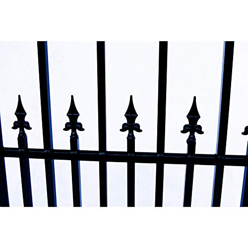 Image of ALEKO Driveway Pedestrian Gate | Metal Garden Gate | Pedestrian Door for Steel Gate | Anti-Rust Steel Gate | Prague | 5 ft