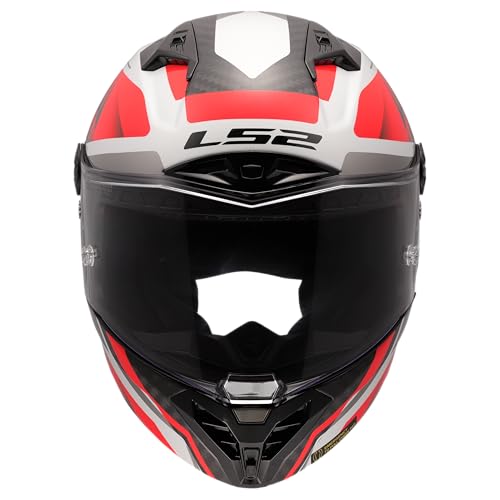 Casque intégral LS2 Thunder GP Aero Raute blanc rouge taille XS - 5
