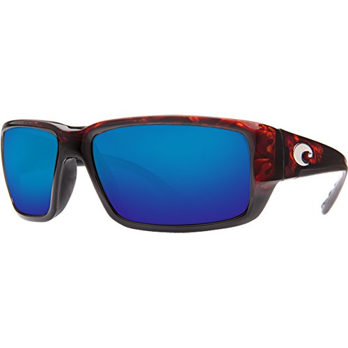 Image of Costa Del Mar Sunglasses For Men Fantail Mens Polarized Sunglasses 580G 59 | Polarized Fishing Glasses with UV Protection - Costa Sunglasses for Boating, Beach & Driving - 580G, 59
