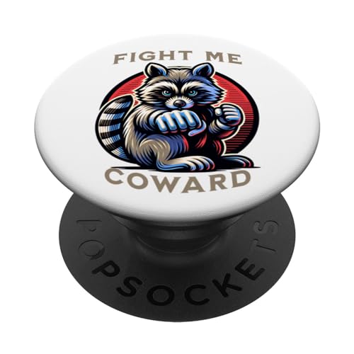 Funny Trash Talking Raccoon PopSockets PopGrip