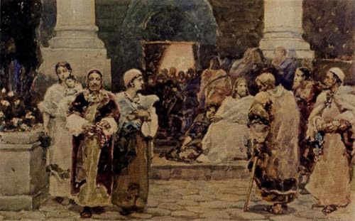 Cuadro en Lienzo il racconto evangelico de Wilhelm Kotarbinski para Oficina 60x90cm