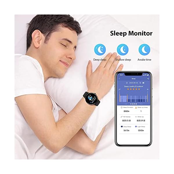 Blackview-Smart-Watch-X2-44mm-Bluetooth-Watches-for-Men-Women-Fitness-Tracker-Heart-Rate-Monitor-IP68-Waterproof-Smartwatch-Compatible-with-iPhone-Samsung-Android-Phones Blackview Smart Watch X2 (44mm, Bluetooth), Watches for Men Women Fitness Tracker Heart Rate Monitor IP68 Waterproof…