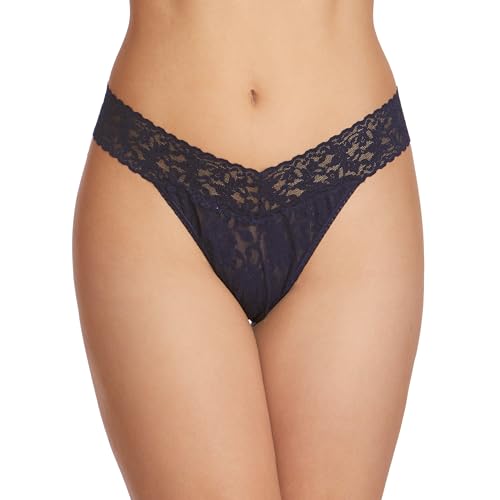 Image of hanky panky - Signature Lace Original Rise Thongs: Essentials Edition | One Size 4-14 | Lace Lingerie Underwear | 3 or 5 Pack