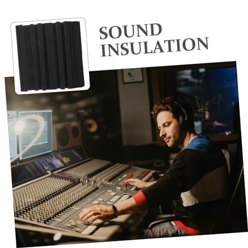 Abaodam 6pcs Paneles Acústicos Insonorizantes de Alta Densidad Ignífugos para Aislamiento Acústico para Estudios de Grabación, Teatros en Casa y Oficinas miniatura 7
