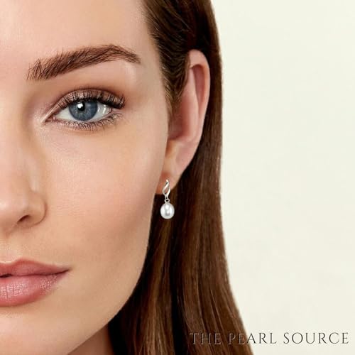 THE PEARL SOURCE Freshwater Cultured Pearl Lora Earrings for Women2