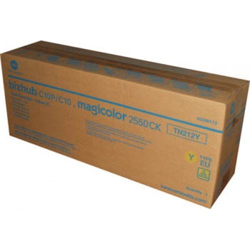 Toner jaune Konica Minolta Bizhub C 10 P - Original A00W172 - 4500 Pages pour impression laser