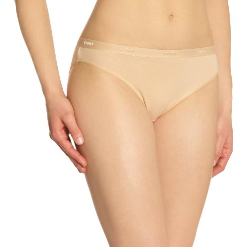 Dim Slip Les Pockets Ecodim bawełna damskie x3, Wielokolorowy (biały/cielisty/czarny), 36-38