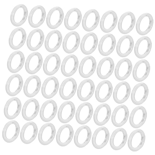 PRETYZOOM 100pcs Transparent Plastic Roman Blind Drapery Accessories for Seamless Window Treatments for Curtains and Shades