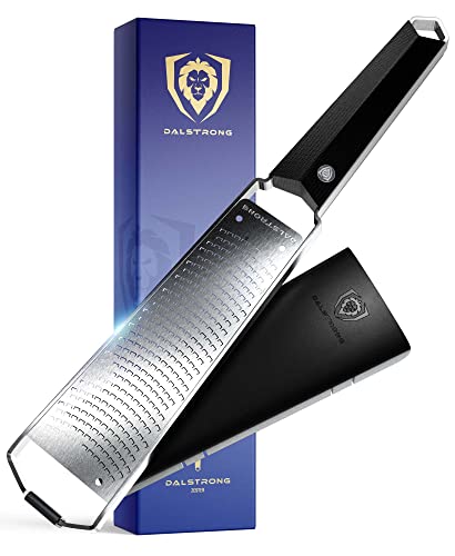 Dalstrong Professional Narrow Grater - Zester Bundled With Wide Cheese Grater - Extra Course - #304 Stainless Steel Blade #TOP1