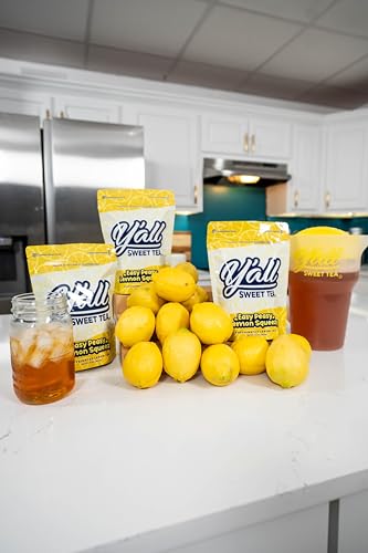 Y'all Sweet Tea - Pack of 10 Tea Bags by Perfect Batch - Size 1 Gallon (Lemon)