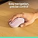 Logitech M196 Bluetooth Wireless Mouse, Compact and Portable Mouse for Laptops, Tablets and More, 12-Month Battery, Smooth Tracking, Compatible with PC and Mac, Windows and macOS - Rose