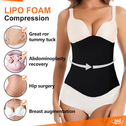 360 Wrap Around Lipo Foam Flattening BBL Ab Board Post Surgery Liposuction Abdominal Compression Belly Wrap Band Tummy Tuck Lipo Board4