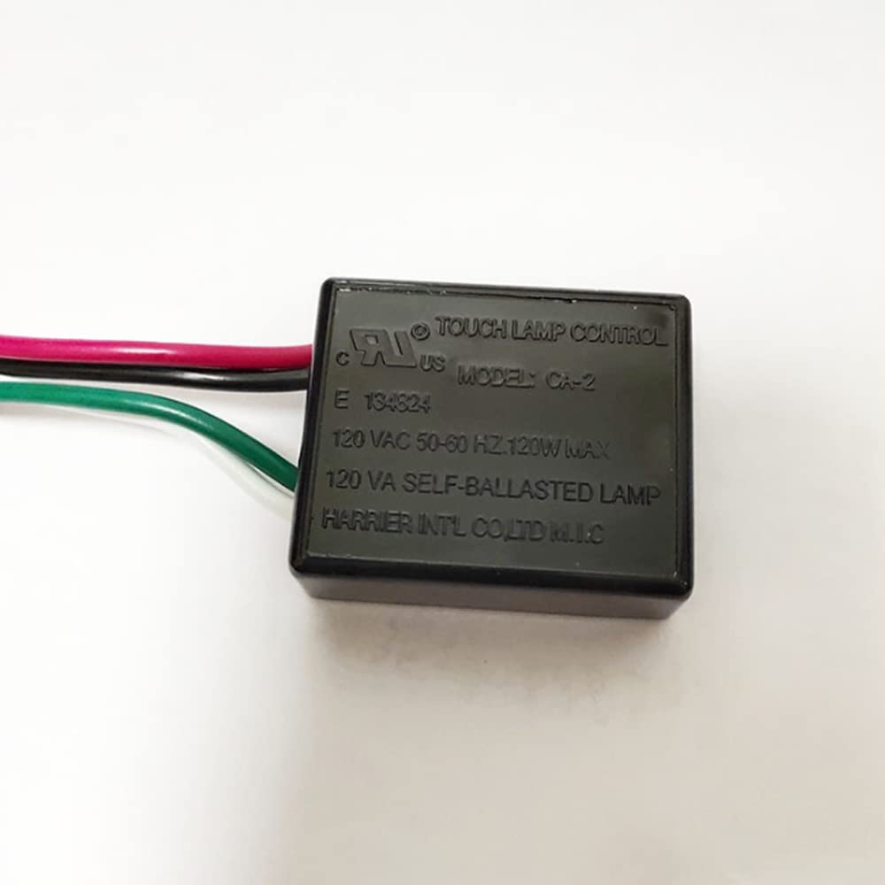 SaiDian 2Pcs Touch Switch for Lamp 120V Touch Sensor Dimmer Switch for LED Incandescent Bulb Control Module