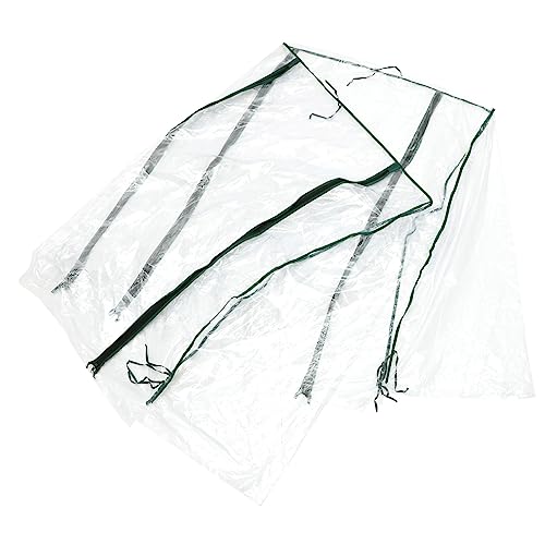 BEBEMOKO Garden Replacement Greenhouse Cover Portable PVC Cover with Up Zipper Door for Backyard Gardening Mini Greenhouse for Raised Garden Bed Plant Protection