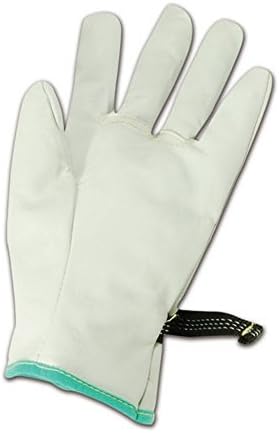 Magid PowerMaster 12501PS Leather Linesman Protector Glove, for Use Over a Class 00 or Class 0 Rubber Insulating Glove, 9.5” Length, Size 9 (One Pair)
