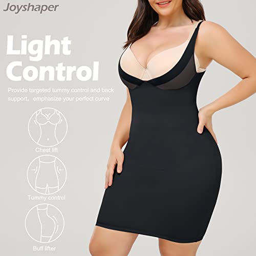 Joyshaper Shapewear Slip For Women Tummy Control Wedding Dress Slips Under Dresses Seamless Camisole Body Shaper (Black, S) #TOP1