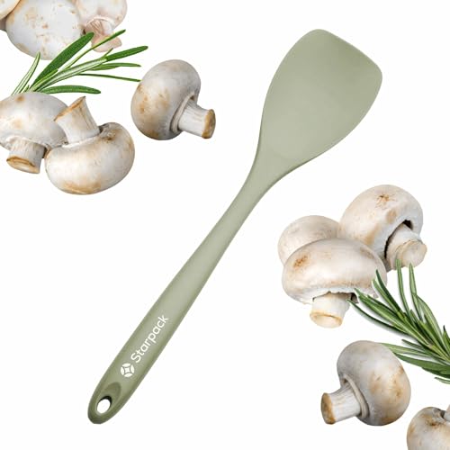 Starpack 'The All Rounder' XL Premium Silicone Spoonula Spatula - Silicone Spatula Spoon Heat Resistant to 600°F - Best Silicone Spoonulas - Rubber Spoon Spatula - Kitchen Spoon Spatula for Cooking
