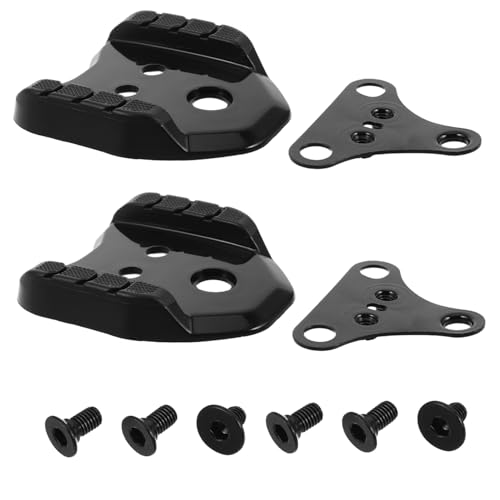 BESPORTBLE Lightweight Bike Pedal Adapter Universal Clipless Pedals Extender for Road Bike Shoes Stabilizing Cycling Accessory