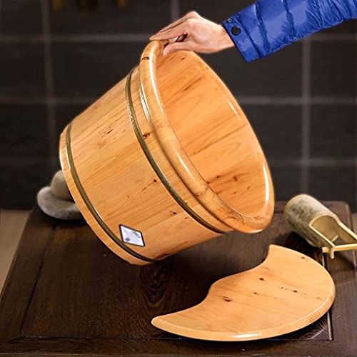 Cubeta de Madera para Spa de Pies con Tapa miniatura 3