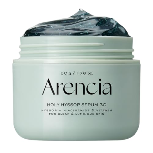 Image of Arencia Glow Hyssop Overnight Face Mask Serum - hydrating & Anti-Aging Serum for younger looking Korean Glass Skin, Vitamin A, C, E, Niacinamide, Peptide