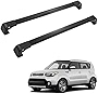 ALAVENTE Roof Rack Crossbar Compatible with KIA Soul 2014-2019 Adjustable Luggage 110lbs Cargo Carrier Bar Rooftop Aluminum Made for Canoe Kayak Bike