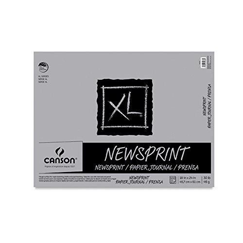 Canson XL NEWSPRT RGH 14X17 FO 100SH