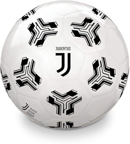 Generico Pallone Calcio Hot Play Tango Pvc Misura 5 per JUVENTUS Bianconeri 23 cm