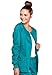 Cherokee Women's Workwear Core Stretch Warm Up Scrubs Jacket, Teal Blue, Large