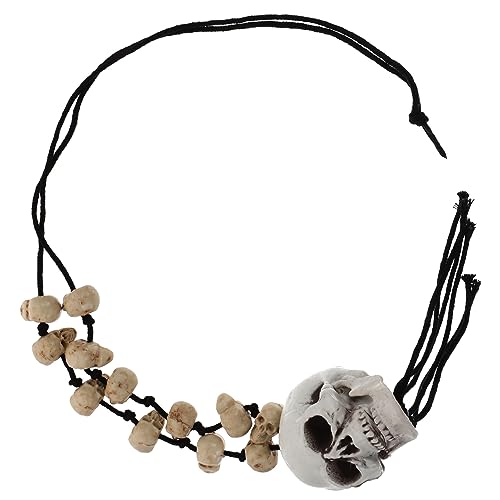 Collier crâne Halloween homme, le cadeau idéal pour fan de fantasy