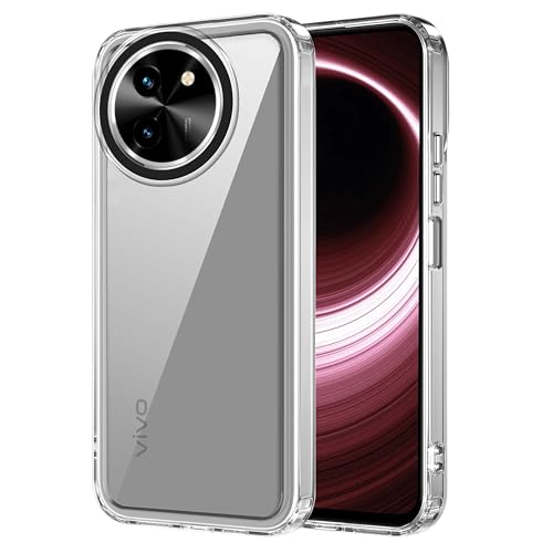 Image of Zapcase Back Case Cover for Vivo Y200i 5G | Compatible for Vivo Y200i 5G Back Cover | Case Cover with Camera Protection | (TPU + PC | Transparent)