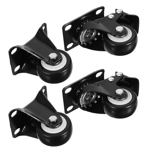 Roulettes industrielles 50kg OUNONA frein noir pour stabiliser vos meubles
