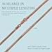 SUNYARAN Pure Copper Snake Chain Necklace for Men & Women, Heavy Solid Copper Statement Jewelry Gift, Multiple Lengths (16)