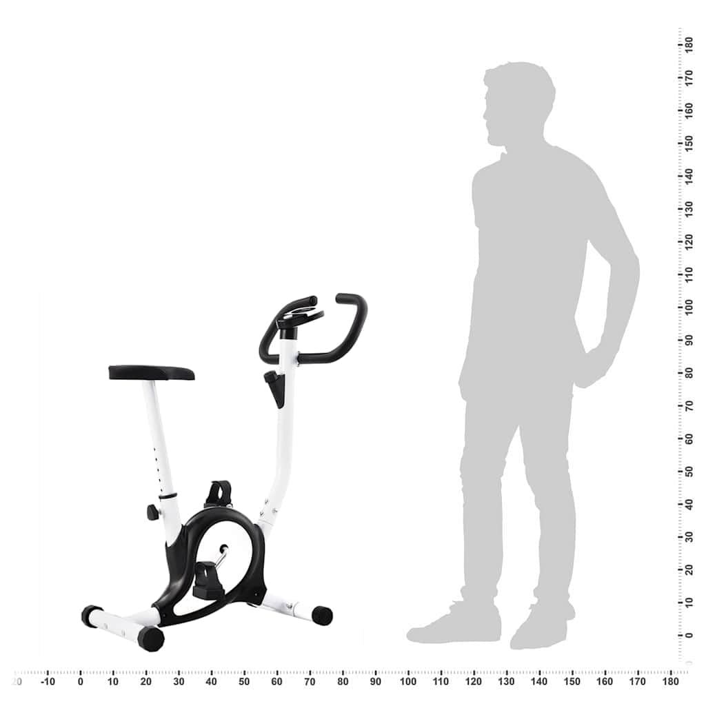 Rower treningowy z napędem pasowym i wyświetlaczem LCD, rower fitness do treningu domowego, kompaktowy rower treningowy dla początkujących z regulowanym oporem, czarny